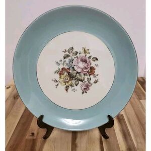 Cunningham Pickett China DANUBE Dinner Plate Hand Decorated Mid Century‎